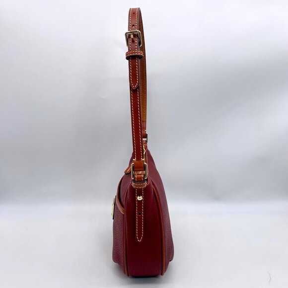 Dooney & Bourke Red Pebble Grain Margo Convertible Crossbody - Picture 4 of 12